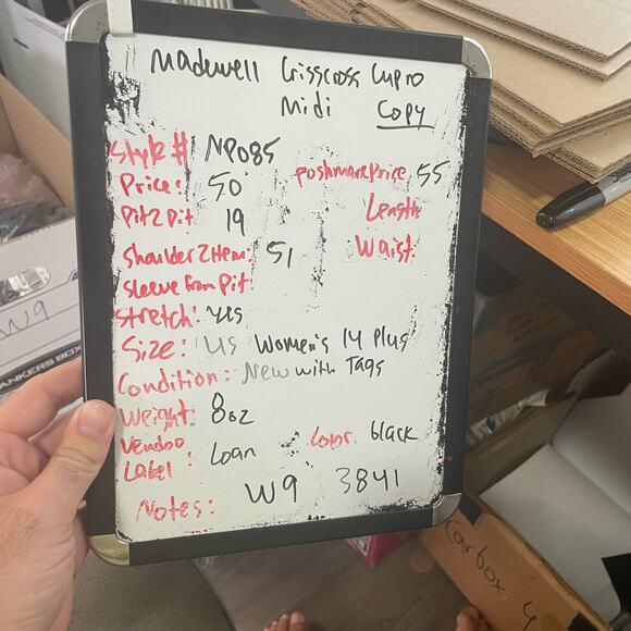 Madewell Crisscross Cupro Blend Chic Going Out Midi Slip Dress US Womens 14 Plus - Picture 9 of 9